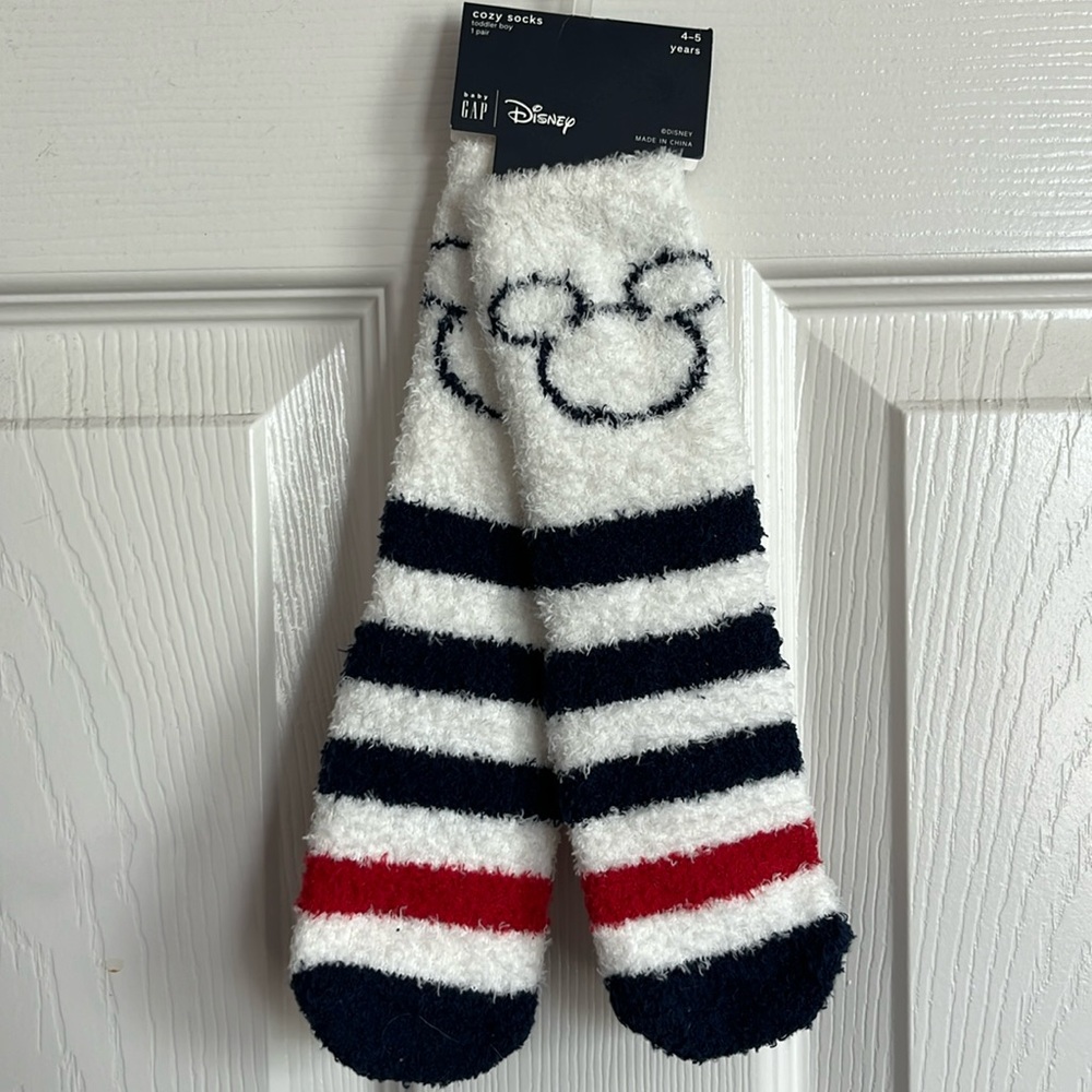 Disney Baby Gap Cozy Slipper Socks Toddler Size 4/5
